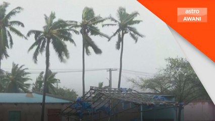 Pokok tumbang, bekalan elektrik terputus di pantai timur India