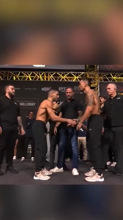 ILIA TOPURIA vs. MAX HOLLOWAY, CARA a CARA y PESAJE OFICIAL del UFC 308