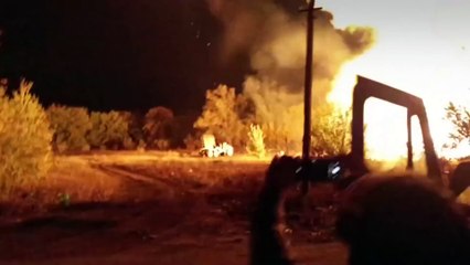 No Comment: Ρωσική ρουκέτα διέσχισε το σαλόνι ηλικιωμένων στη Χερσώνα