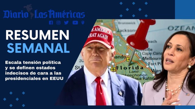 Escala tensión política y se definen estados indecisos de cara a las presidenciales en EEUU | Resumen semanal