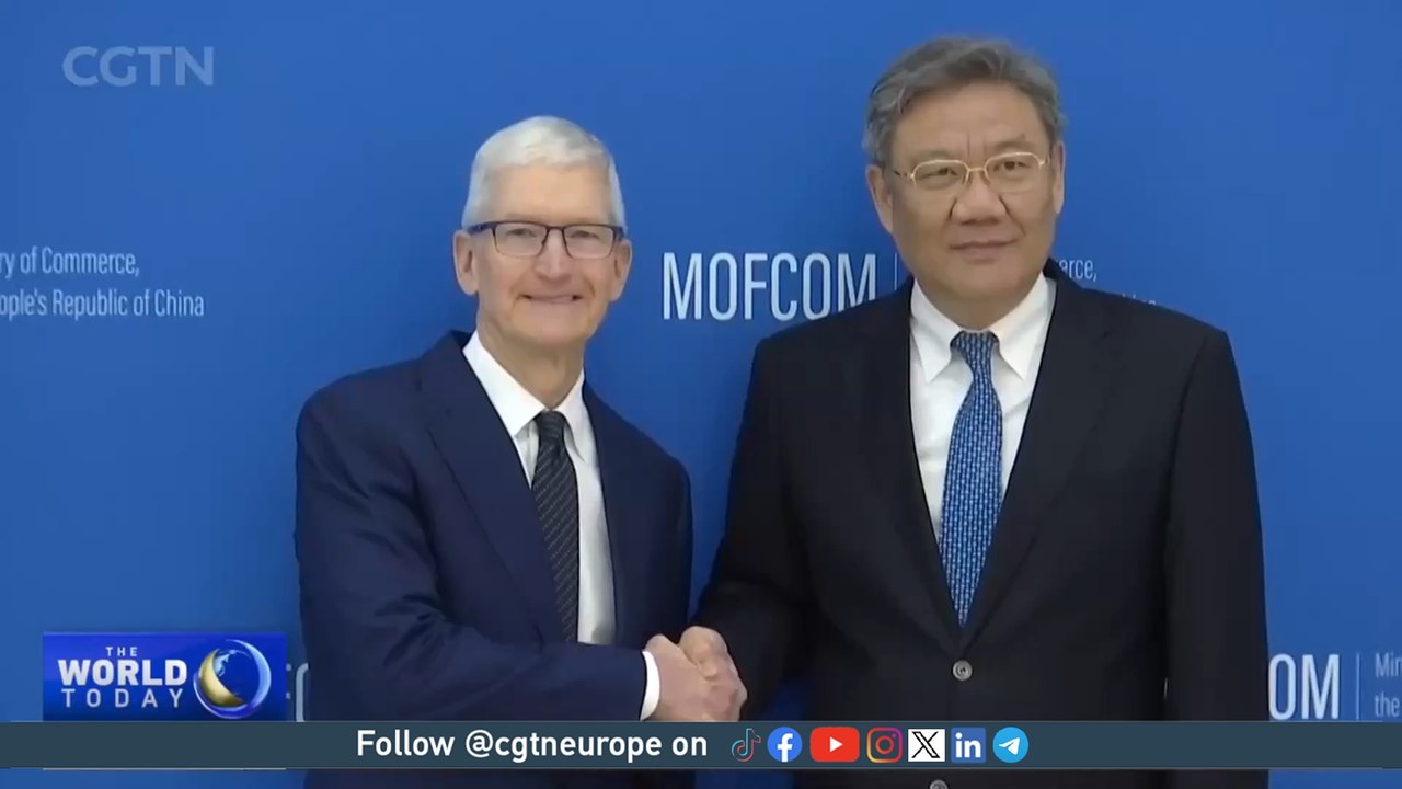 Apple CEO is in China and says Apple and China cooperation is a ‘win win’
