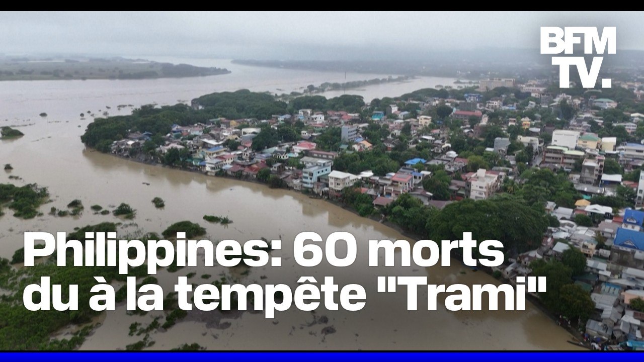 Philippines: la tempête tropicale "Trami" fait au moins 60 morts