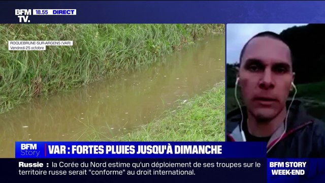 Intempéries dans le Var: Nous avons eu trois campings qui ont été évacués totalement , indique le premier adjoint à la maire de Roquebrune-sur-Argens