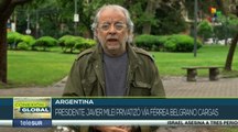 Javier Milei privatizó vía férrea Belgrano Cargas