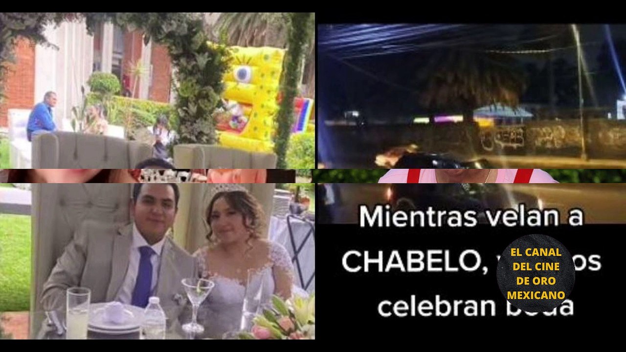 01670CCM Mujer celebró su boda frente a funeral era el de CHABELO