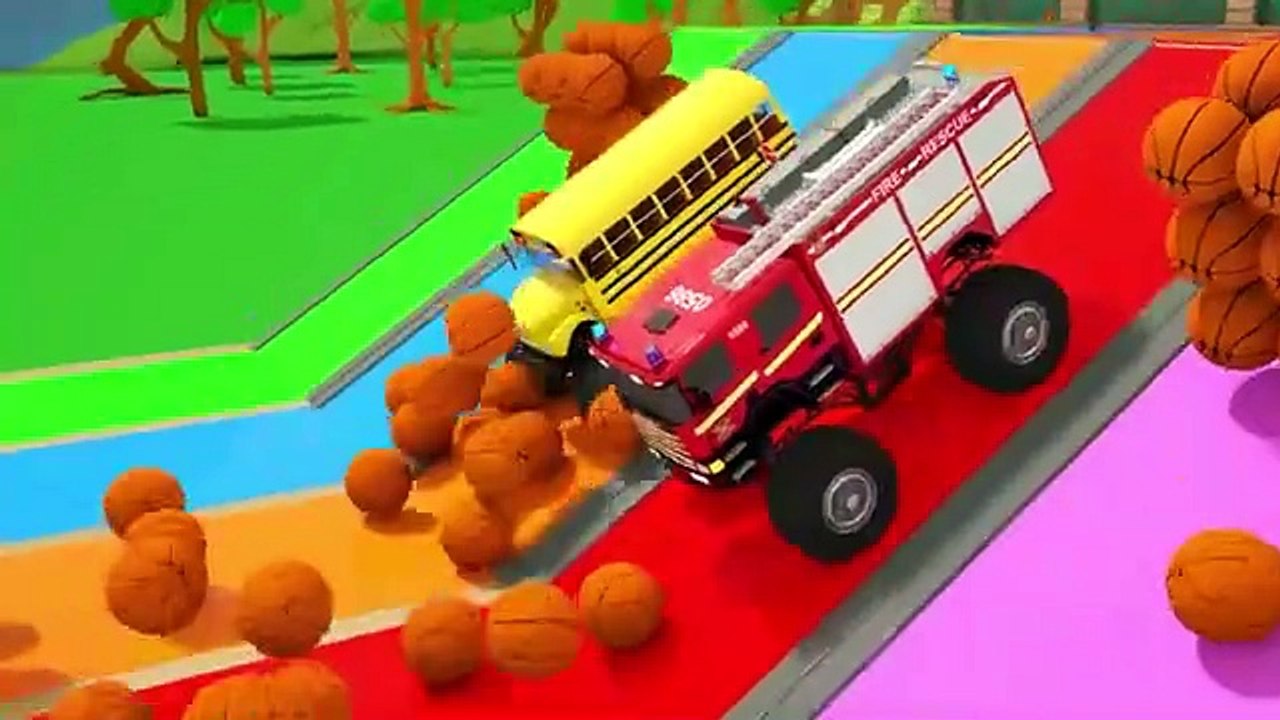 Wheels On the Bus - Car Garage Adventure " Baby Nursery Rhymes & Kids Songs