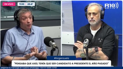 Maximo "no está seguro" de poder militar a Kicillof: "Me obliga a reevaluar las cosas"