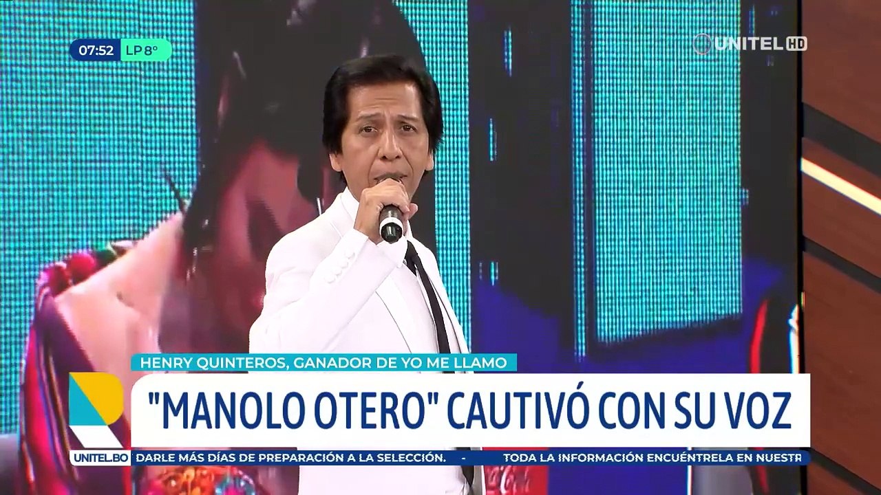 Emotivo recibimiento para el imitador de Manolo Otero, retornó a su tierra, Cochabamba