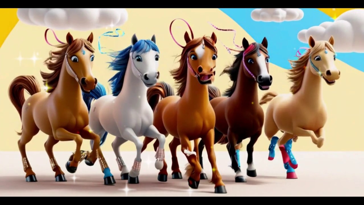 horses || Kids Song About Horses That Will Get Stuck in Your Head || lovely song about horses