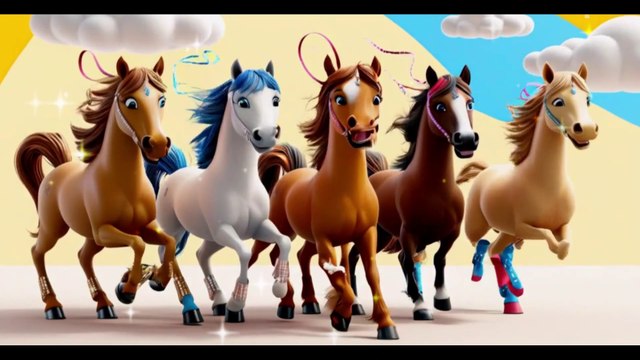 horses || Kids Song About Horses That Will Get Stuck in Your Head || lovely song about horses