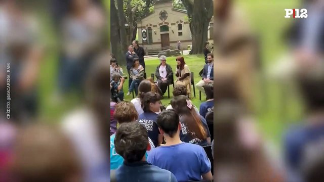 Cristina Kirchner visitó el Museo la Cárcova por el 10º aniversario del paso de Instituto a Universidad de la UNA