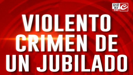 Violento crimen de un jubilado: fue hallado atado de pies y manos