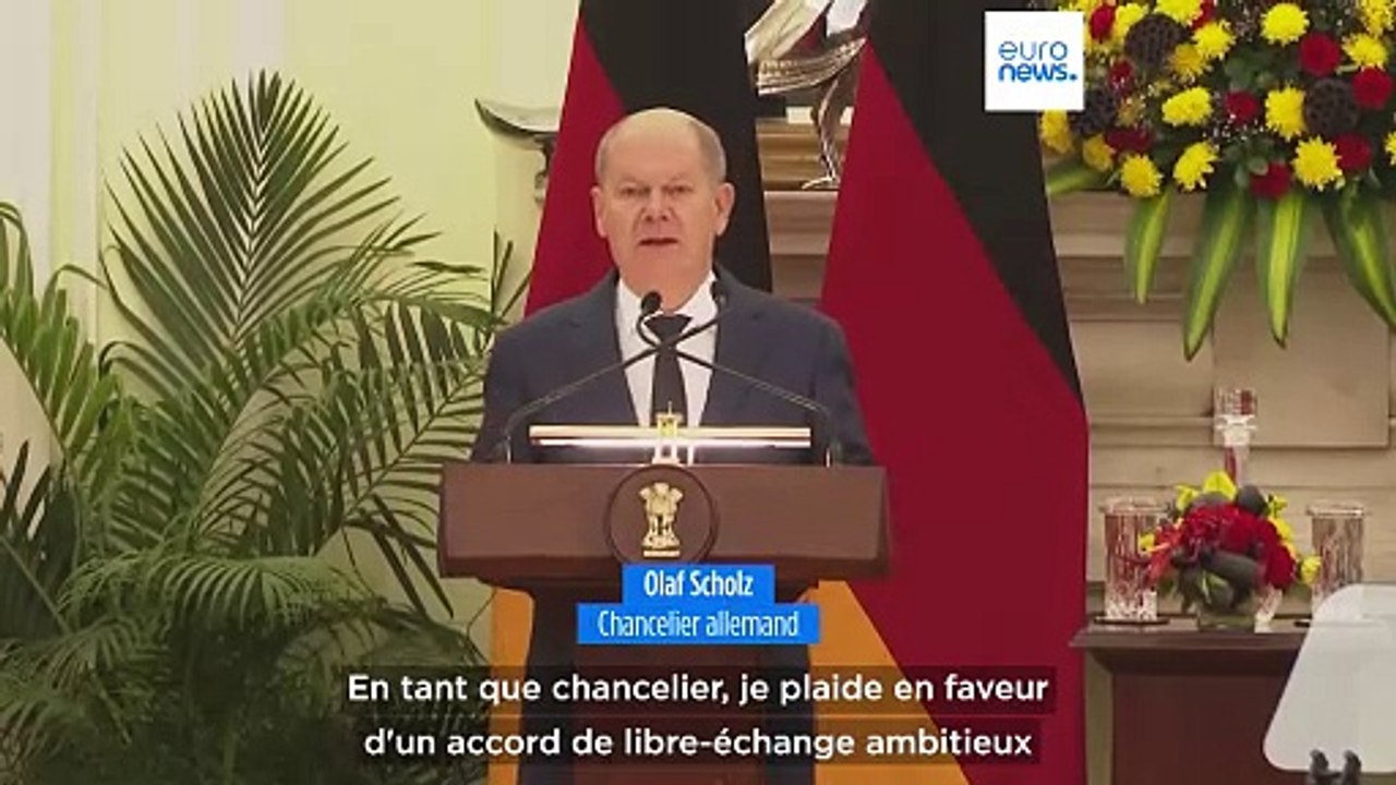 En visite à New Dehli, Olaf Scholz plaide en faveur d'un accord de libre-échange Inde-UE