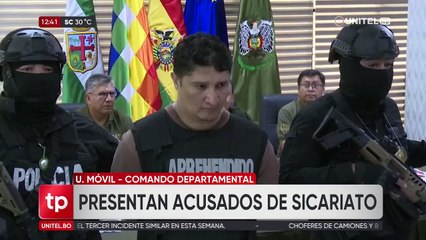 Policía presenta a sicarios que cobraban 10.000 dólares por cada asesinato