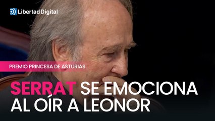 Serrat se emociona al oír a la princesa Leonor citar uno de sus versos en catalán