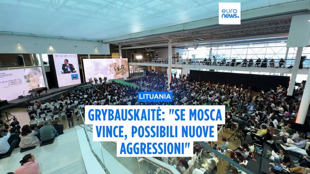 L'ex presidente lituana: Se l'Occidente cede, darà spazio a Putin per preparare nuove aggressioni