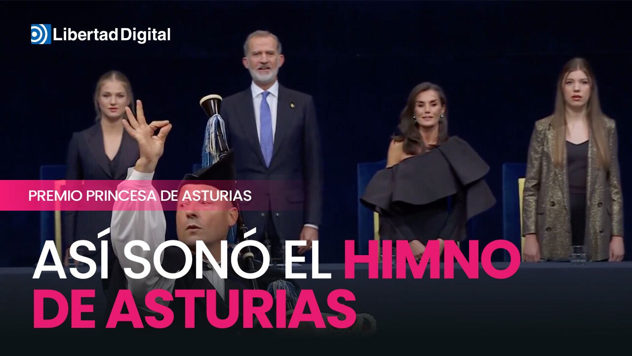 El himno de Asturias resuena con fuerza en la ceremonia de los Premios Princesa de Asturias 2024
