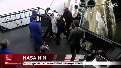 NASA'nın Crew-8 misyonu: Uzaya gönderilen mürettebat dünyaya döndü