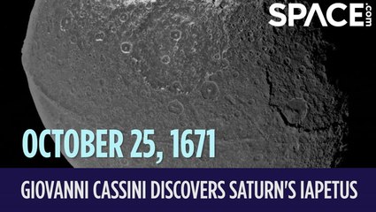OTD In Space - October. 25: Giovanni Cassini Discovers Saturn's Moon Iapetus