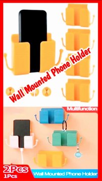 Wall Mounted Phone Holder ▶️ #shorts #phone #hadisremix #shortsfeed #shortsvideo