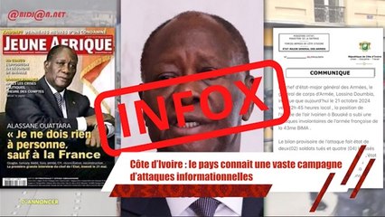 Point Afrik : Côte d’Ivoire - le pays connait une vaste campagne  d’attaques informationnelles