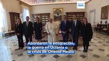 La presidenta del Parlamento Europeo, Roberta Metsola, elogia al Papa por promover la paz