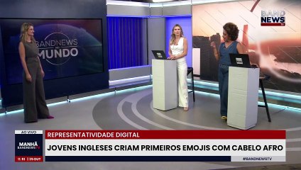 Jovens ingleses criam primeiros emojis com cabelo afro