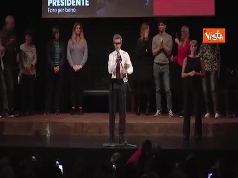 Regionali Liguria, Orlando a sostenitori: Vi voglio bene, sarà privilegio governare questa regione