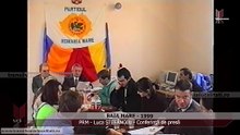 BAIA MARE (1999) - PRM - Luca ȘTEFĂNOIU - Conferință de presă
