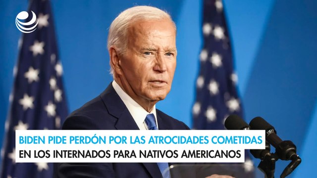 Biden pide perdón por las atrocidades cometidas en los internados para nativos americanos