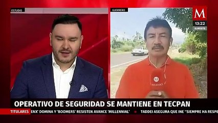 Mantienen operativo de seguridad en Técpan de Galeana tras incursión de grupo criminal