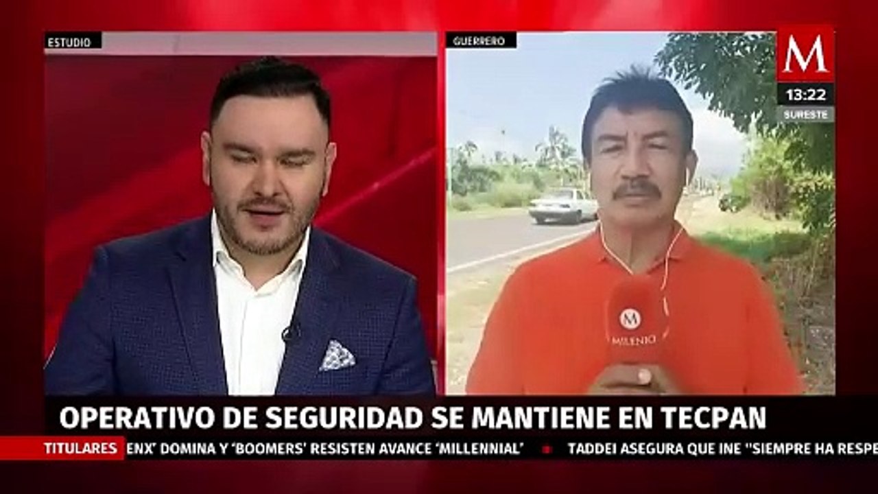 Mantienen operativo de seguridad en Técpan de Galeana tras incursión de grupo criminal