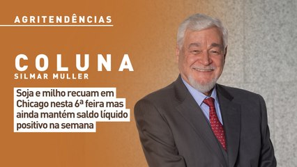 Soja e milho recuam em Chicago nesta 6ª feira mas ainda mantém saldo líquido positivo na semana
