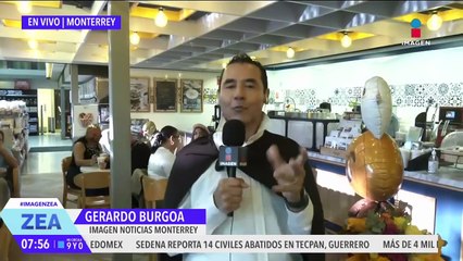 Gerardo Burgoa termina la semana desayunando en Mi cafecito en Monterrey