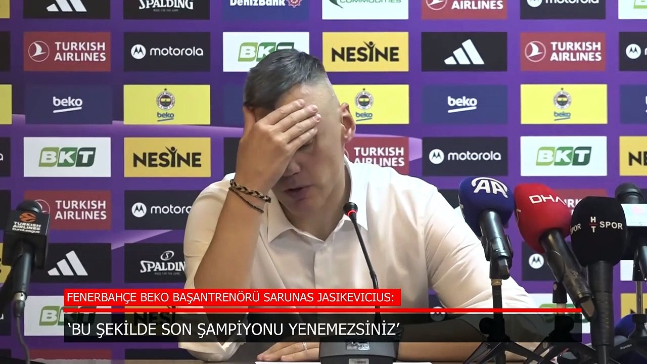 Fenerbahçe Beko Başantrenörü Sarunas Jasikevicius: Çocukça top kayıpları yaptık