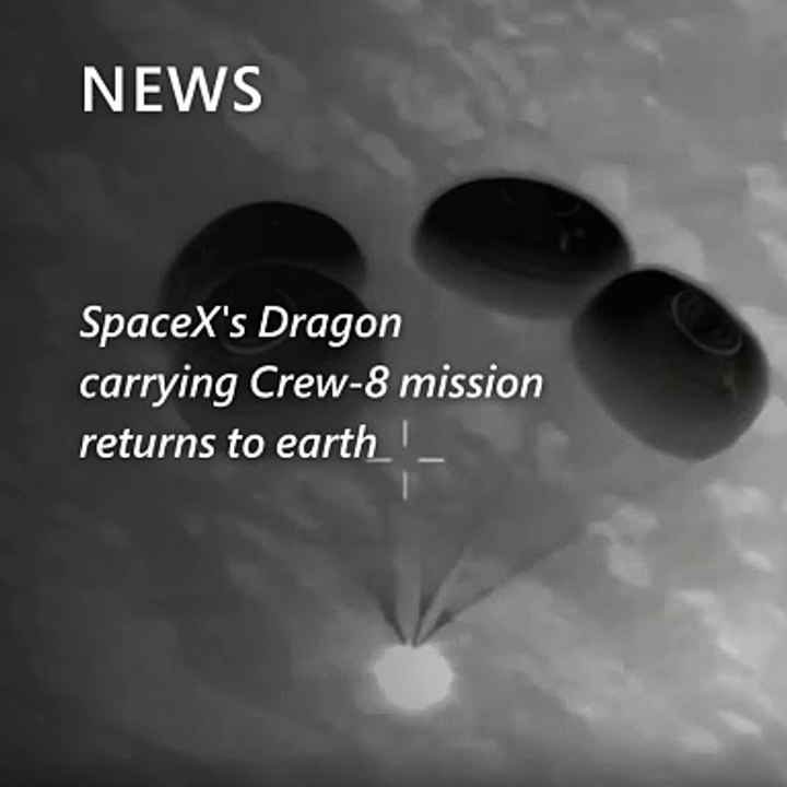 NASA's Crew-8 astronauts are back on Earth
