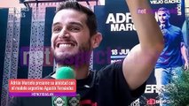 Adrián Marcelo presume su amistad con Agustín Fernández