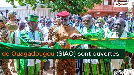 Burkina/ SIAO : Le président Ibrahim Traoré lance la 17e édition