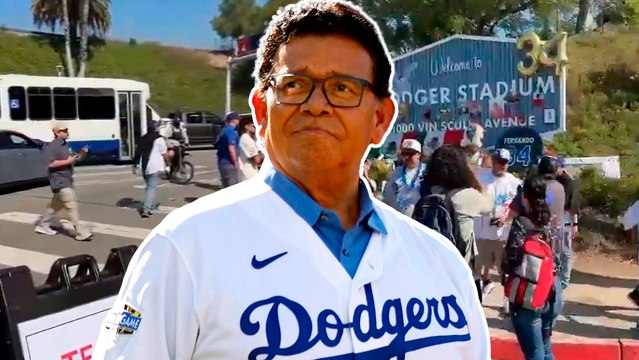 Fans de los Dodgers se reúnen para dar el último adiós a Fernando Valenzuela en el playball de la World serie