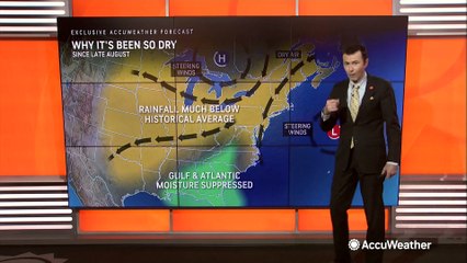 Why has it been one of the driest Octobers in history for the Northeast?