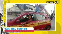 Taxi del terror circula por las calles de Tamaulipas