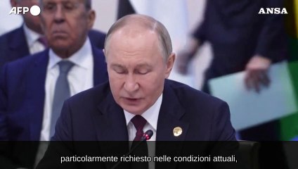 Putin: "Si sta formando un ordine mondiale multipolare"
