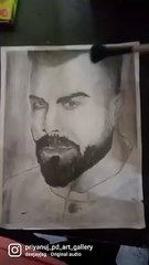 Virat kohli pencil drawing #art #pencilart
