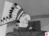 1957 animated Marathon gasoline TV commercial - Indian Chief driving a car