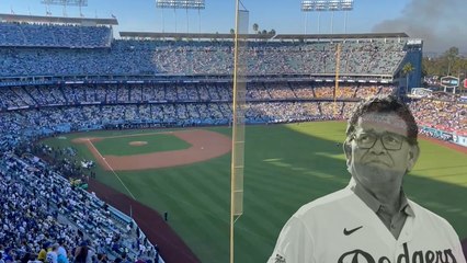 Fernando Valenzuela fue despedido al ritmo de 'Amor Eterno' en el Dodger Stadium