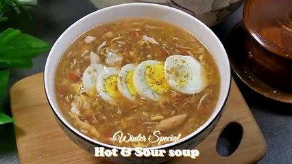 Chicken Hot and Sour Soup Recipe,Simple and Easy Chicken Soup at Home