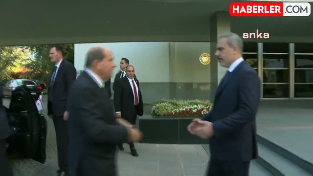 Dışişleri Bakanı Hakan Fidan, KKTC Cumhurbaşkanı Ersin Tatar ile Görüştü