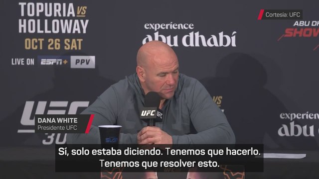 Dana White, sobre el Bernabéu: No me gustan los estadios pero si hace falta lo haremos