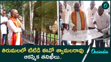 TTD: తిరమలలో ఈవో ఆకస్మిక తనిఖీలు.. కంగుతిన్న సిబ్బంది | Oneindia Telugu
