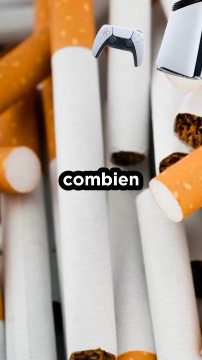 COMBIEN DE PAQUETS DE CIGARETTES POUR ACHETER UNE PS5 ?